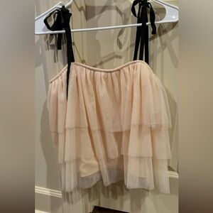 showpo top Ollea top- Tired Tie Strap Top